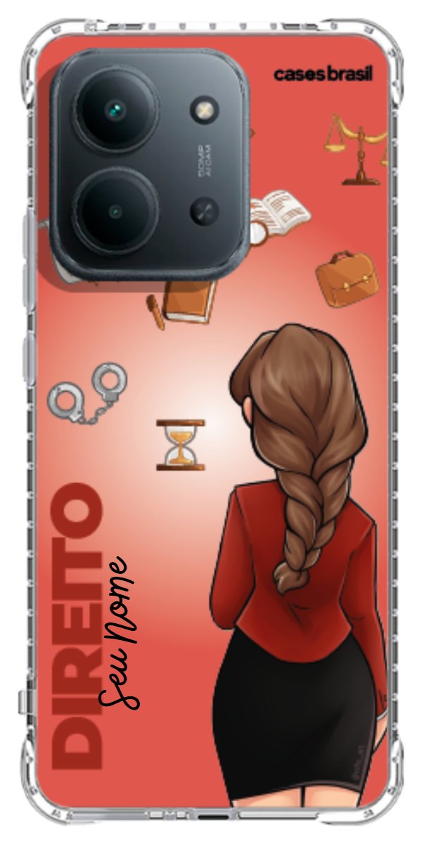 Capinha para celular Direito - Boneca Profissão Com Fundo