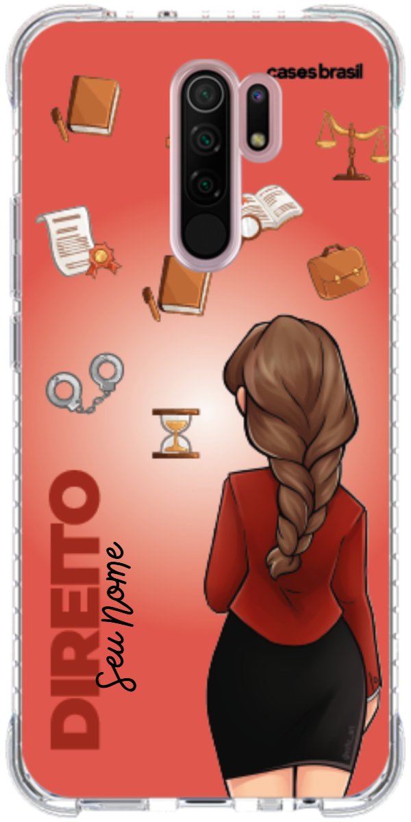 Capinha para celular Direito - Boneca Profissão Com Fundo