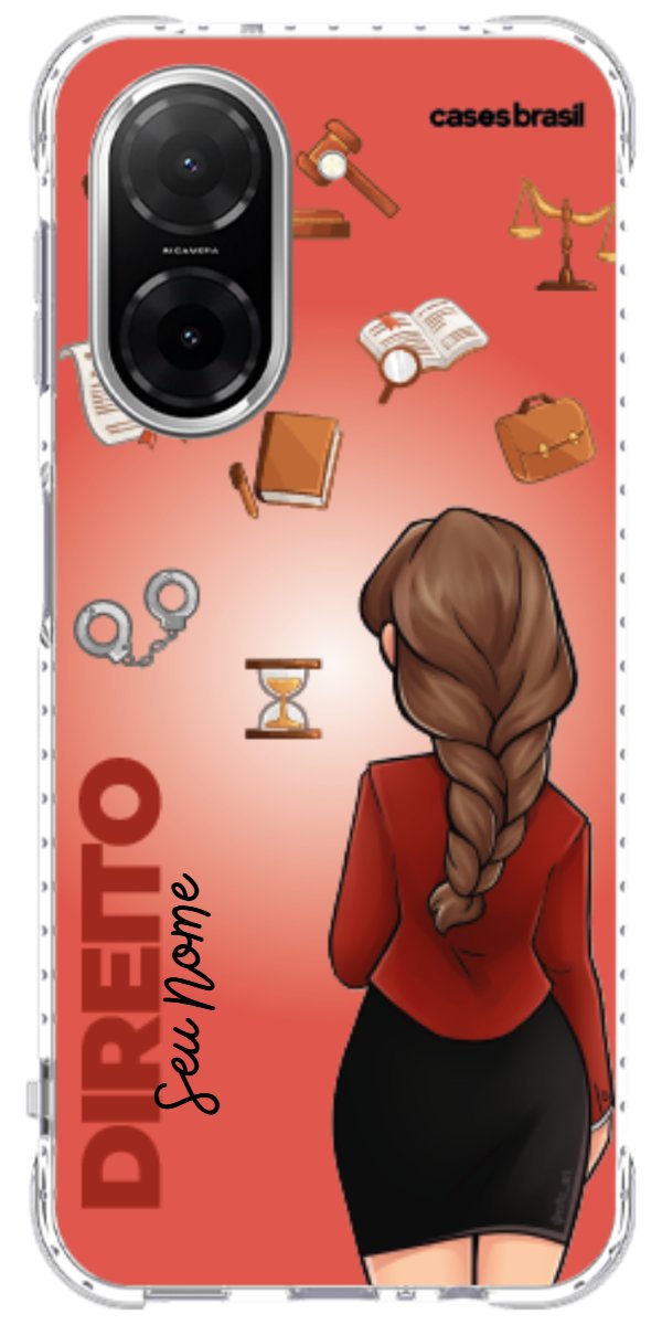 Capinha para celular Direito - Boneca Profissão Com Fundo