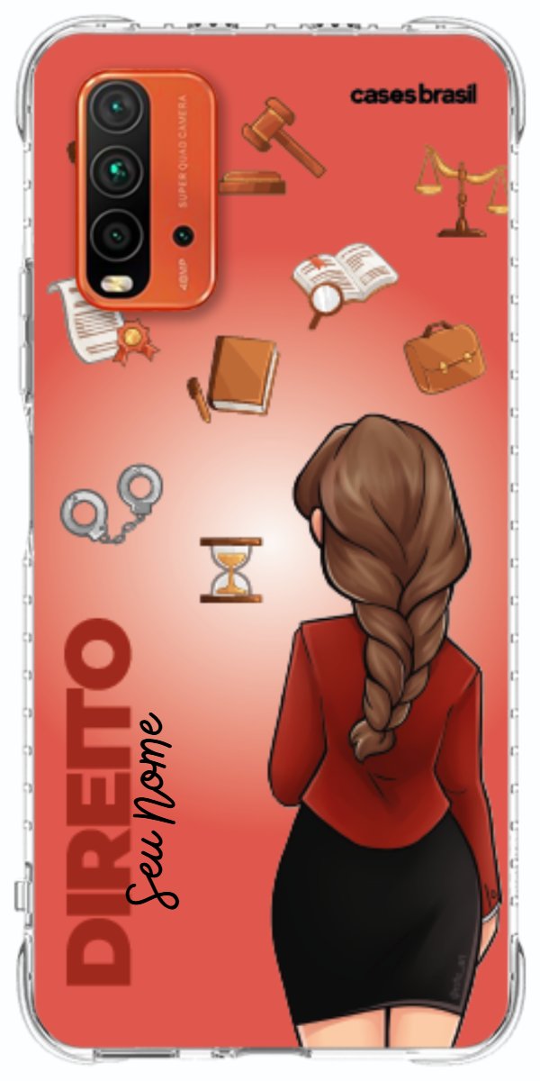 Capinha para celular Direito - Boneca Profissão Com Fundo