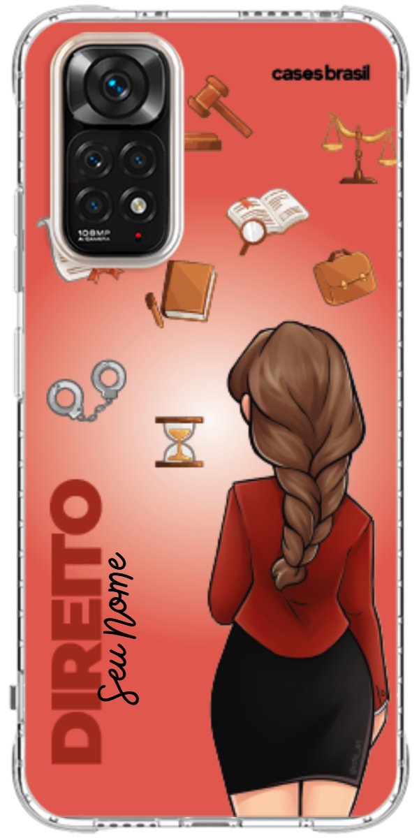 Capinha para celular Direito - Boneca Profissão Com Fundo