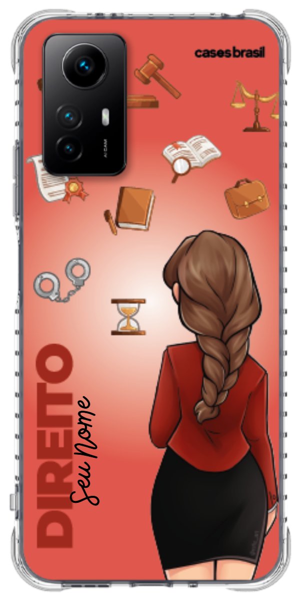 Capinha para celular Direito - Boneca Profissão Com Fundo