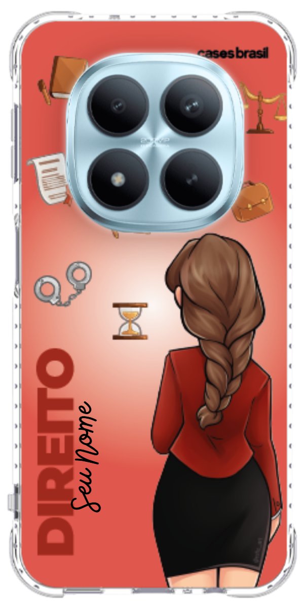 Capinha para celular Direito - Boneca Profissão Com Fundo