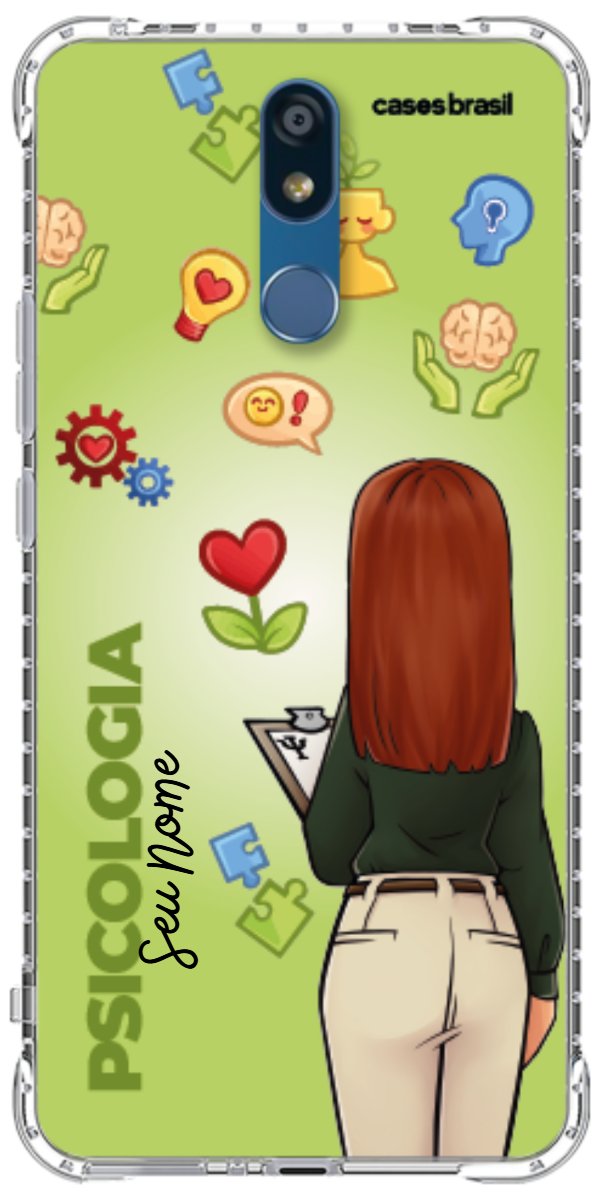 Capinha para celular Psicologia - Boneca Profissão Com Fundo