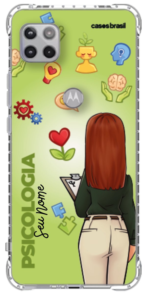 Capinha para celular Psicologia - Boneca Profissão Com Fundo