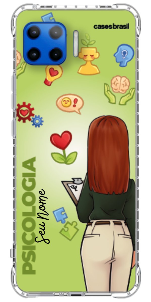 Capinha para celular Psicologia - Boneca Profissão Com Fundo