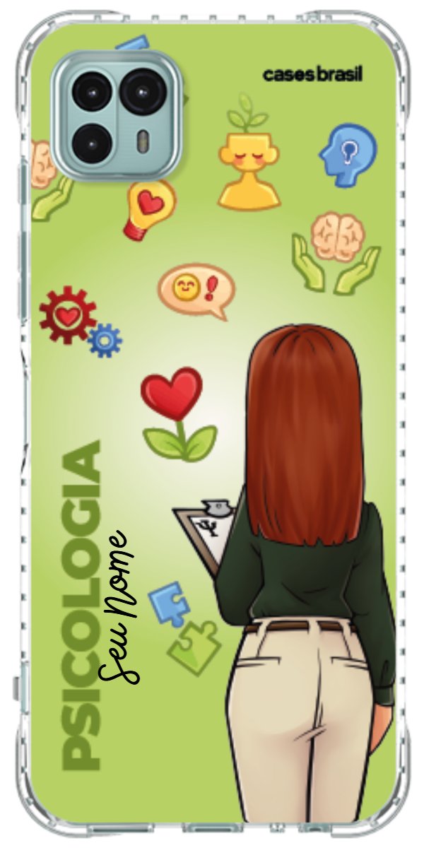 Capinha para celular Psicologia - Boneca Profissão Com Fundo