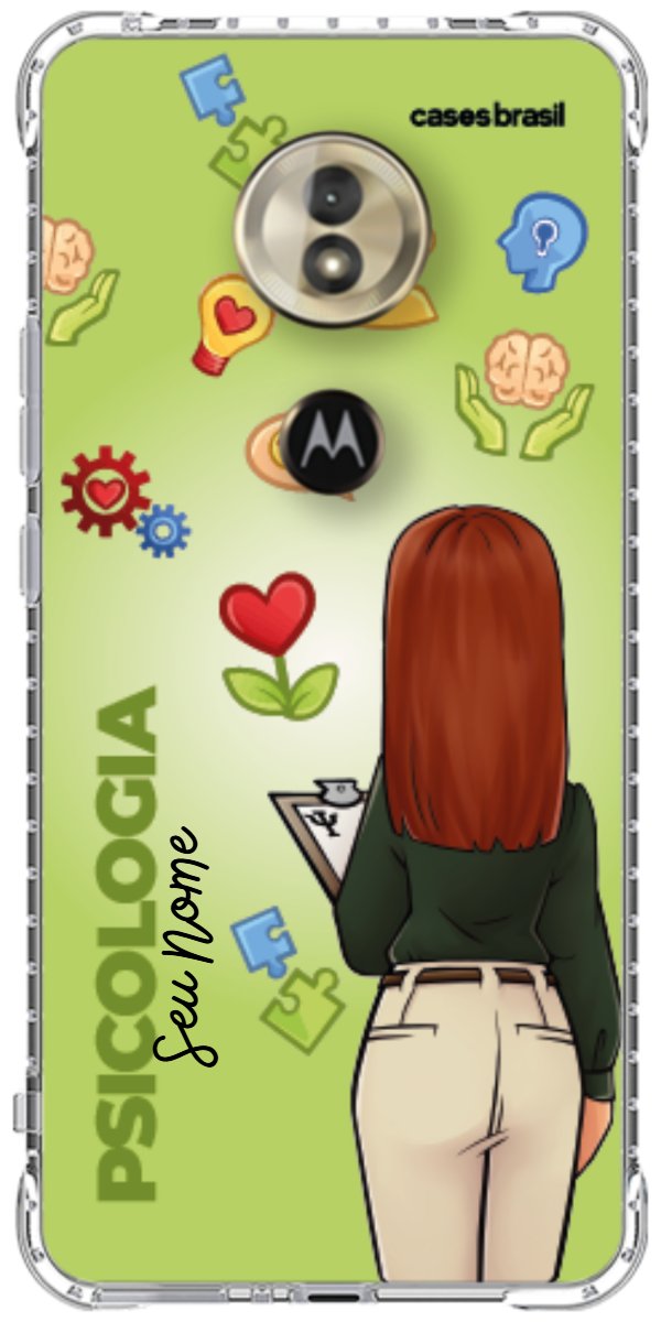 Capinha para celular Psicologia - Boneca Profissão Com Fundo