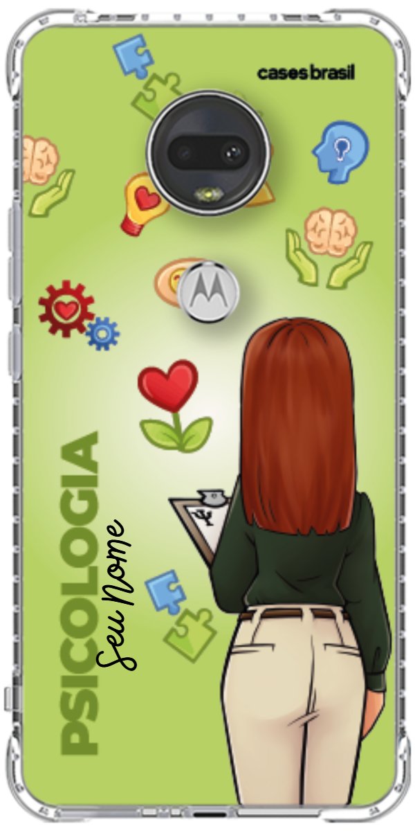 Capinha para celular Psicologia - Boneca Profissão Com Fundo