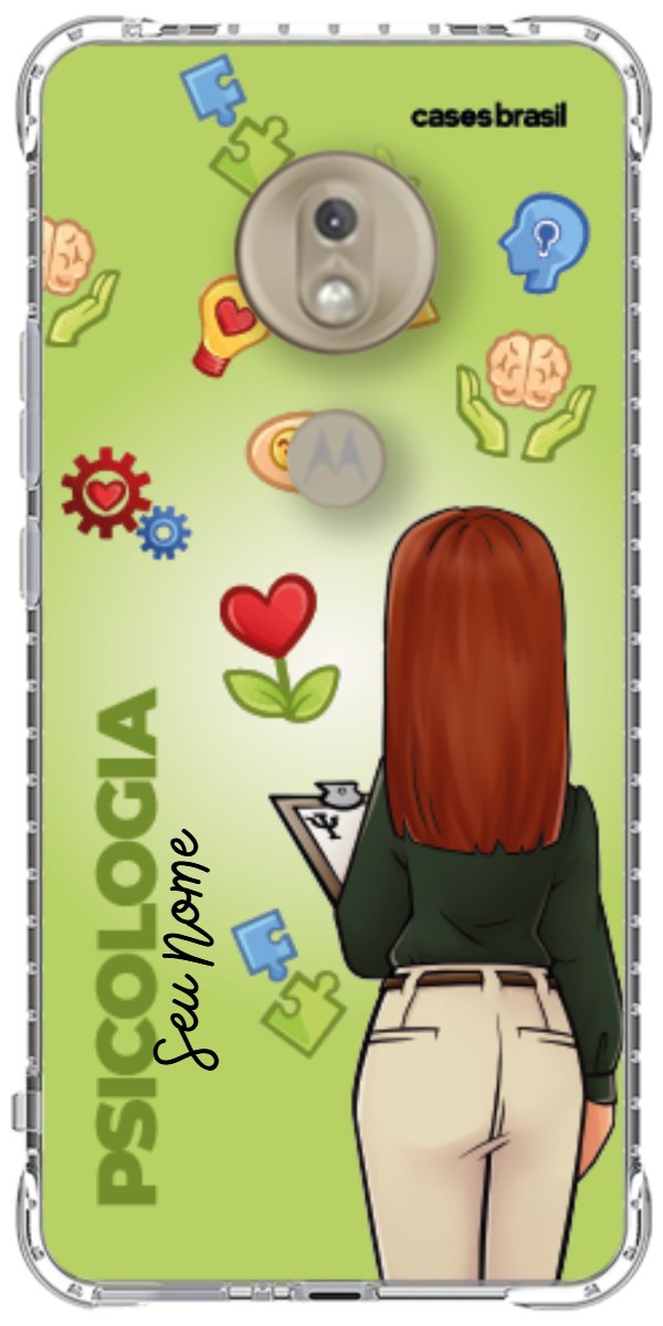 Capinha para celular Psicologia - Boneca Profissão Com Fundo