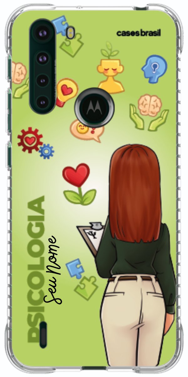Capinha para celular Psicologia - Boneca Profissão Com Fundo