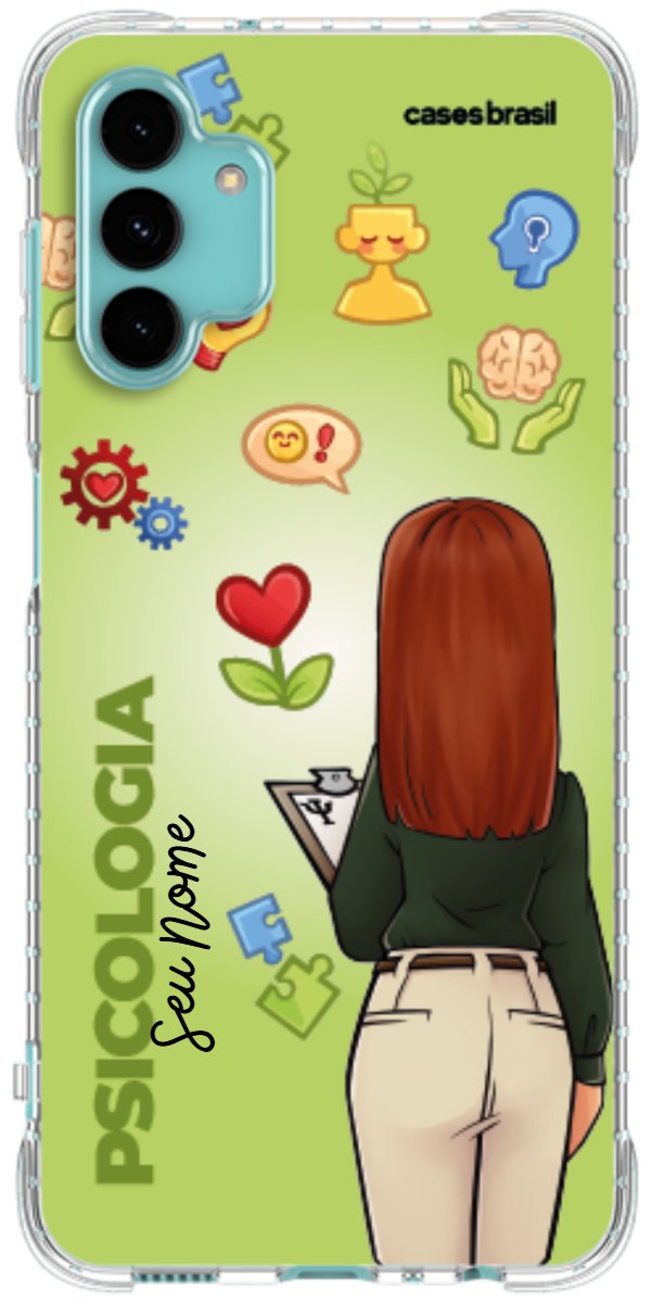 Capinha para celular Psicologia - Boneca Profissão Com Fundo