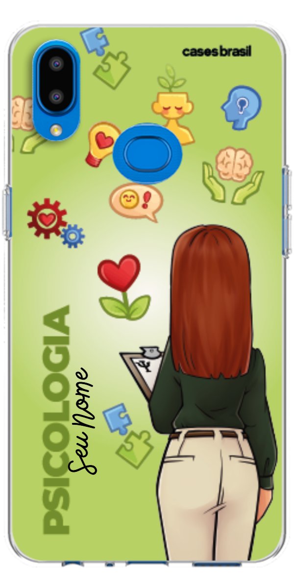 Capinha para celular Psicologia - Boneca Profissão Com Fundo