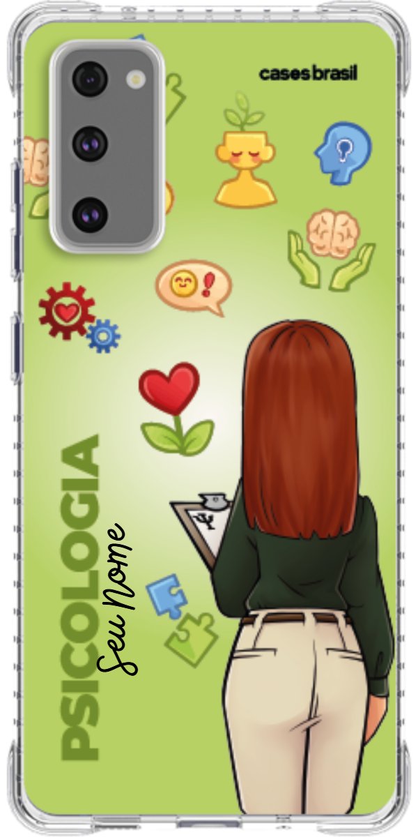 Capinha para celular Psicologia - Boneca Profissão Com Fundo