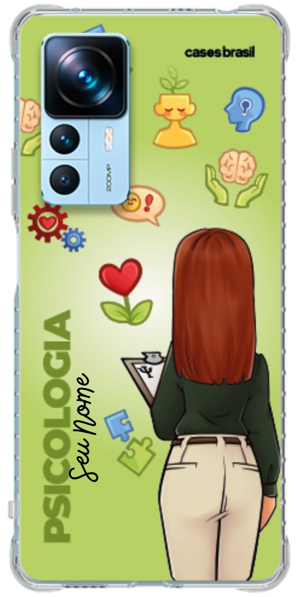 Capinha para celular Psicologia - Boneca Profissão Com Fundo
