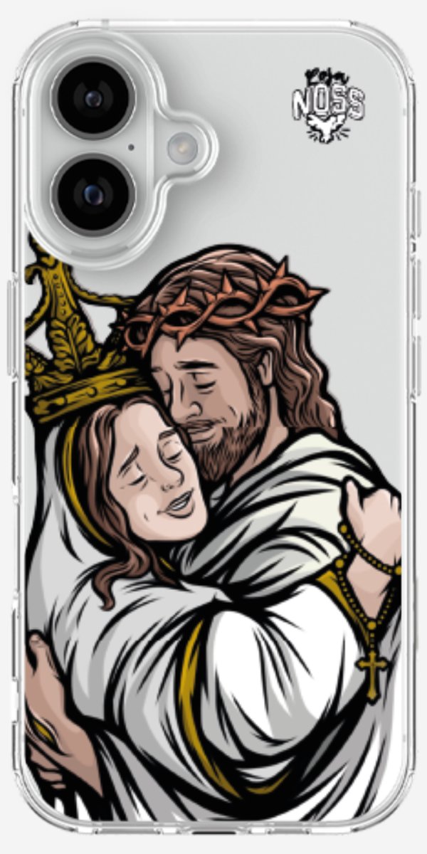 Capinha Para Celular Tudo com Jesus Nada sem Maria