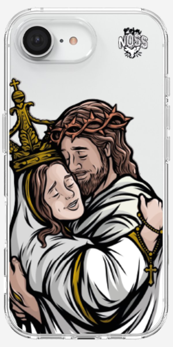 Capinha Para Celular Tudo com Jesus Nada sem Maria