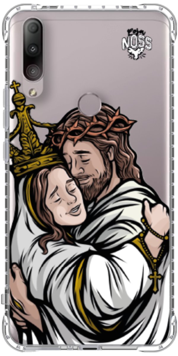 Capinha Para Celular Tudo com Jesus Nada sem Maria