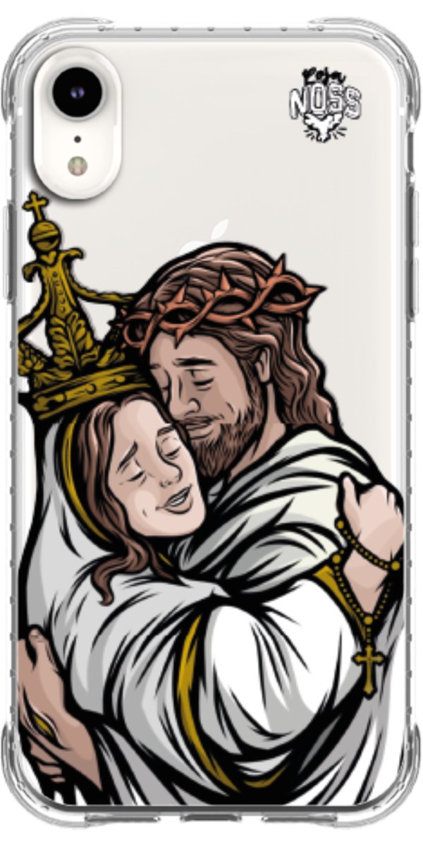 Capinha Para Celular Tudo com Jesus Nada sem Maria