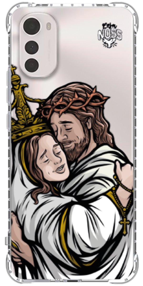 Capinha Para Celular Tudo com Jesus Nada sem Maria