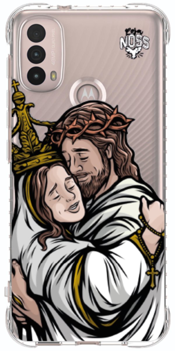 Capinha Para Celular Tudo com Jesus Nada sem Maria