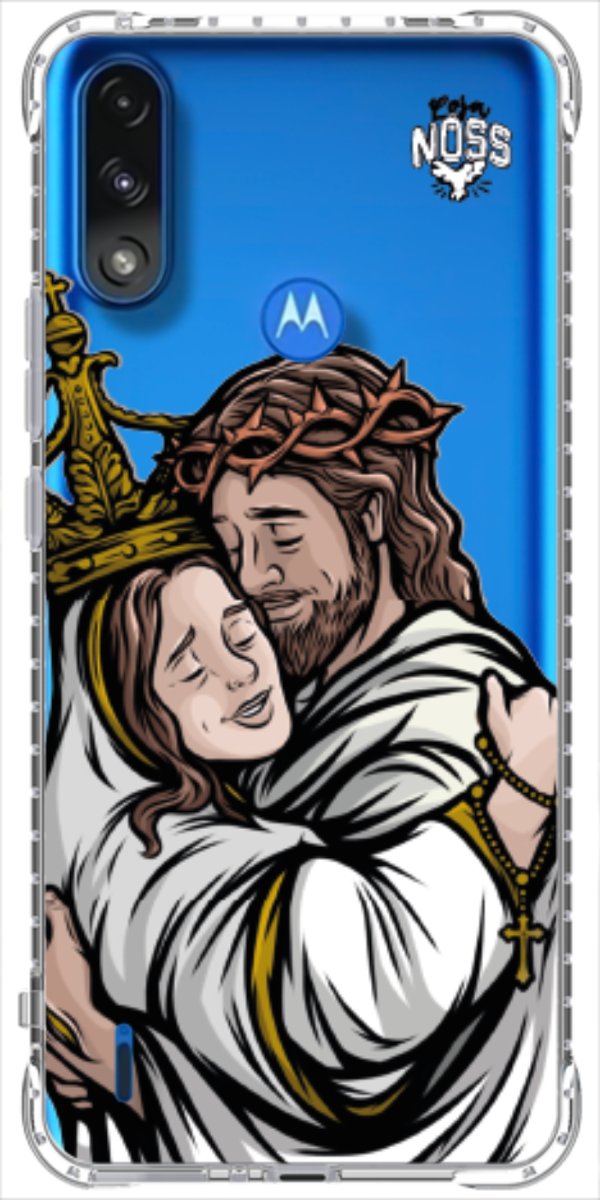 Capinha Para Celular Tudo com Jesus Nada sem Maria
