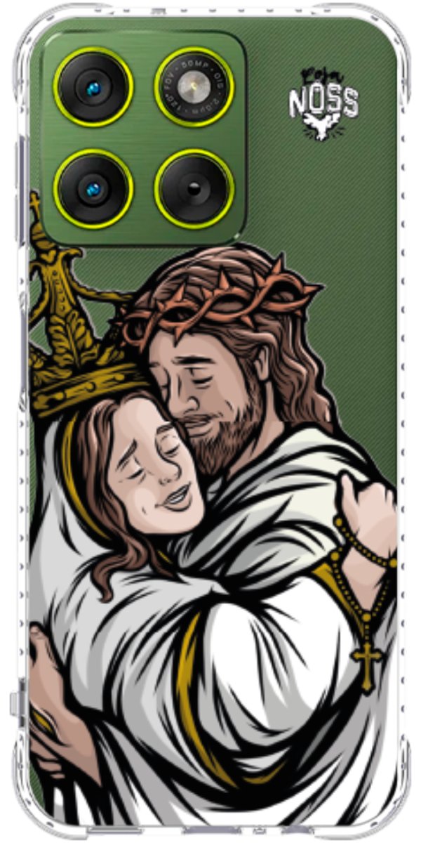 Capinha Para Celular Tudo com Jesus Nada sem Maria
