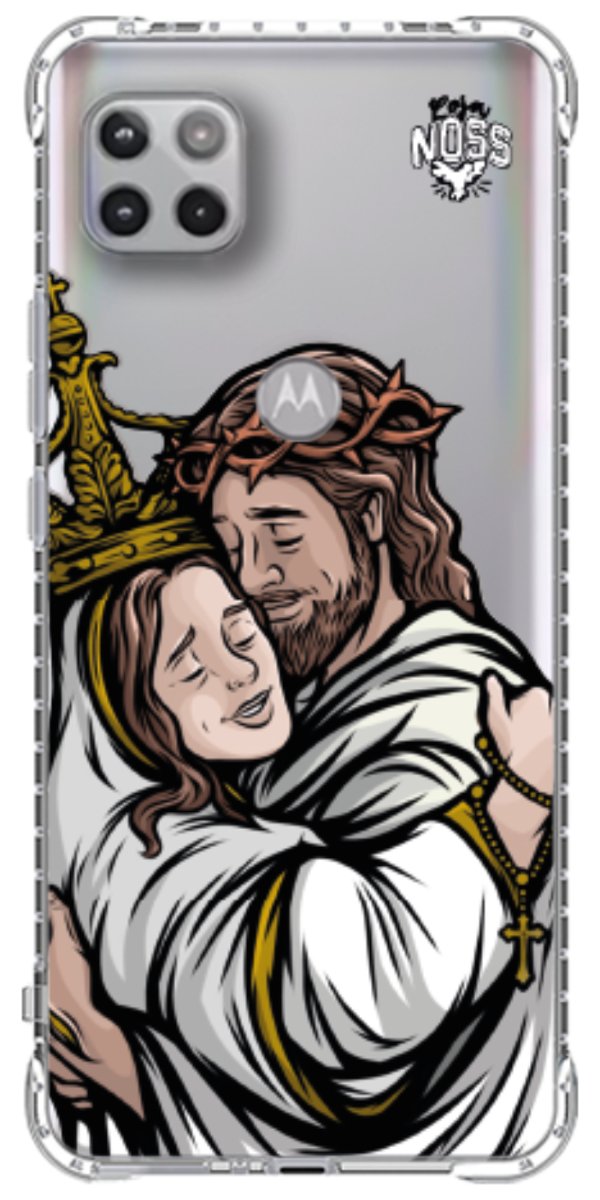 Capinha Para Celular Tudo com Jesus Nada sem Maria