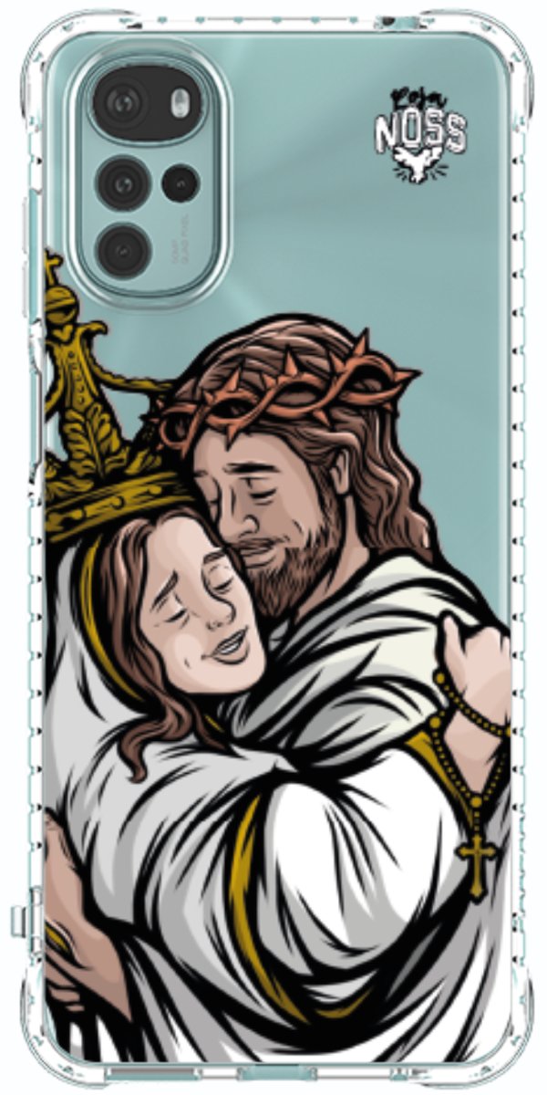 Capinha Para Celular Tudo com Jesus Nada sem Maria