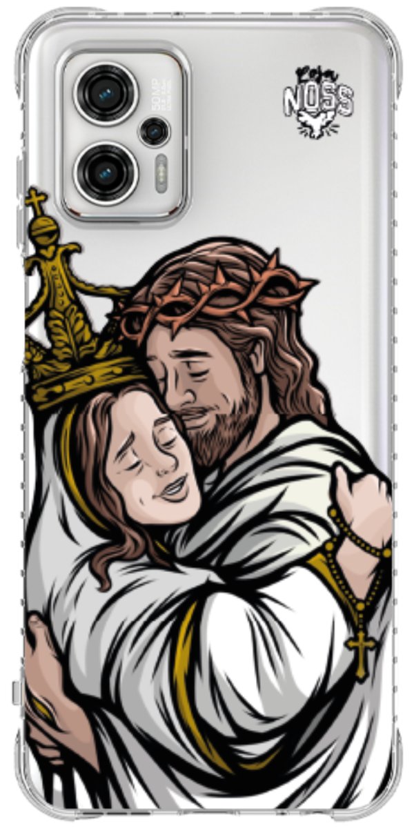 Capinha Para Celular Tudo com Jesus Nada sem Maria