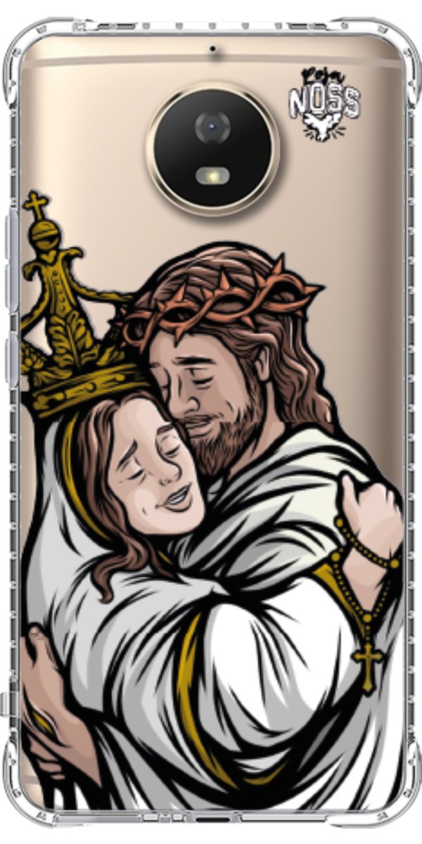 Capinha Para Celular Tudo com Jesus Nada sem Maria