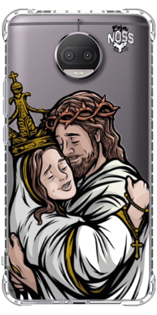 Capinha Para Celular Tudo com Jesus Nada sem Maria