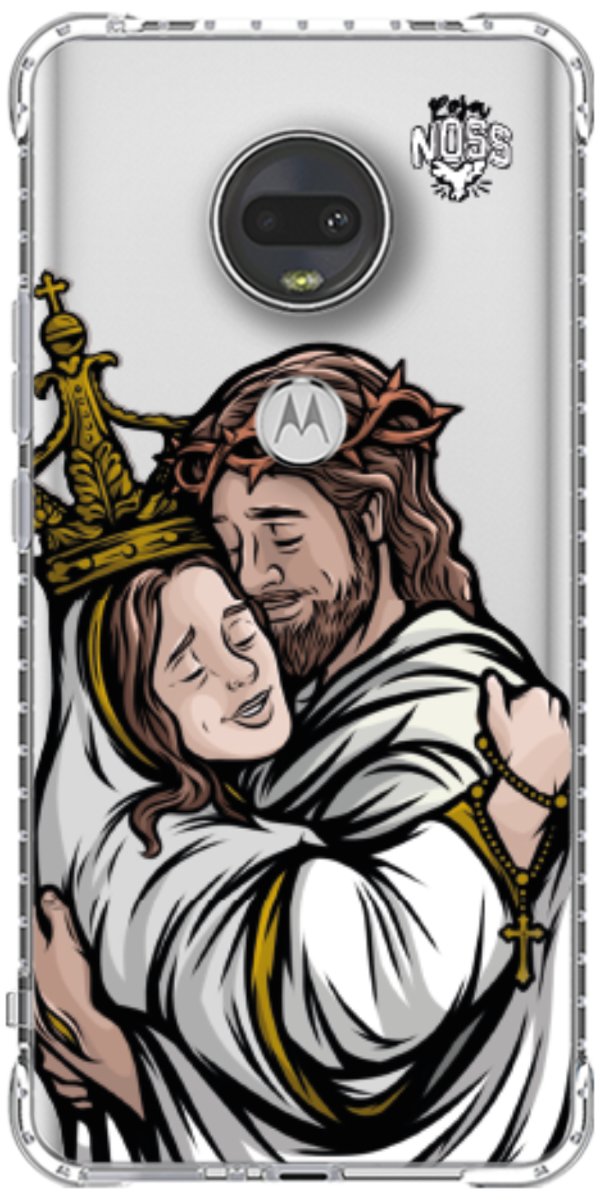 Capinha Para Celular Tudo com Jesus Nada sem Maria