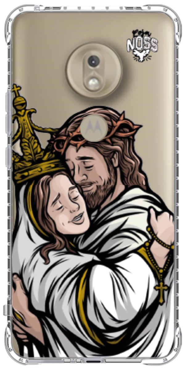 Capinha Para Celular Tudo com Jesus Nada sem Maria