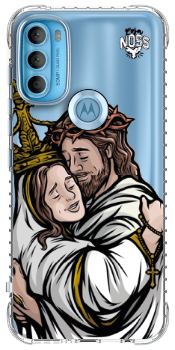 Capinha Para Celular Tudo com Jesus Nada sem Maria
