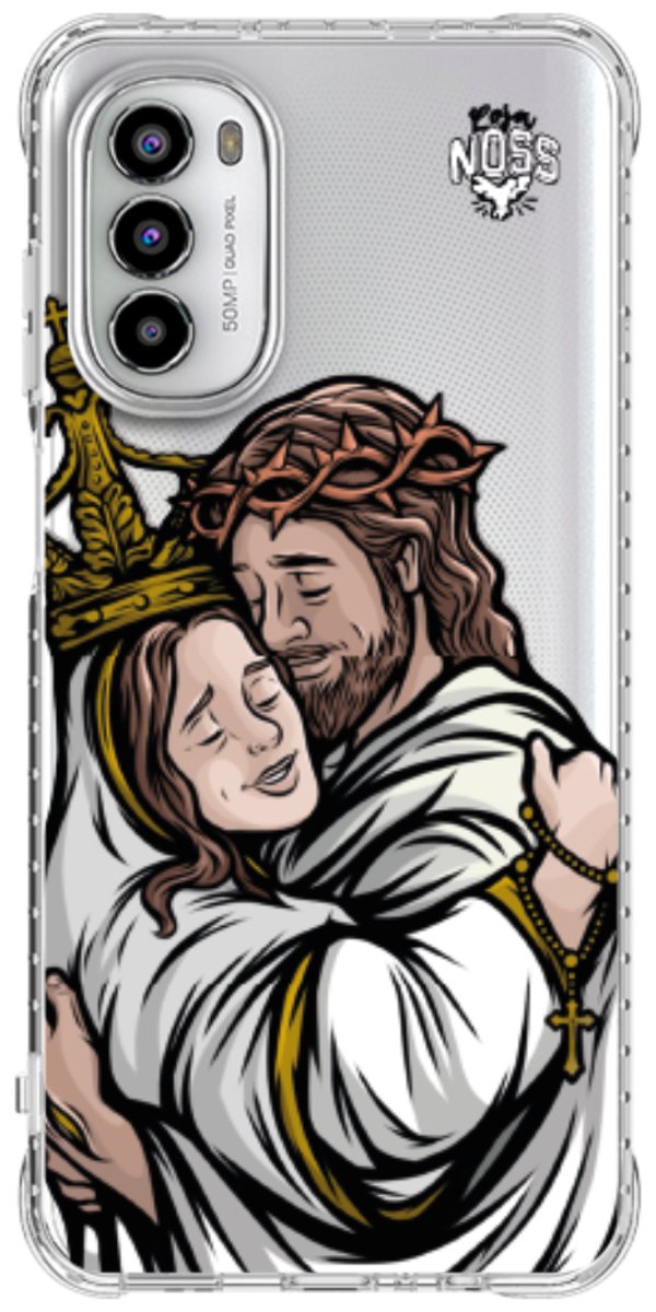 Capinha Para Celular Tudo com Jesus Nada sem Maria