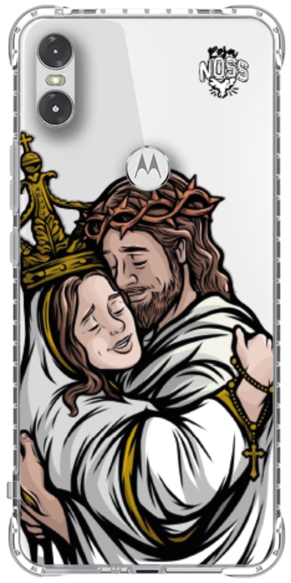 Capinha Para Celular Tudo com Jesus Nada sem Maria