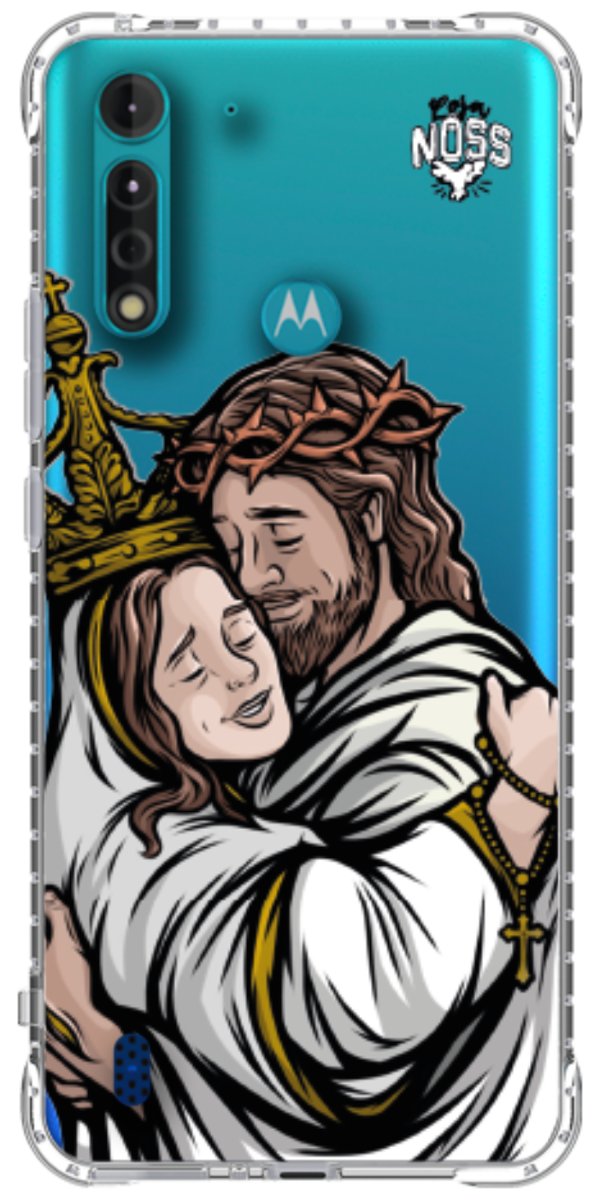 Capinha Para Celular Tudo com Jesus Nada sem Maria