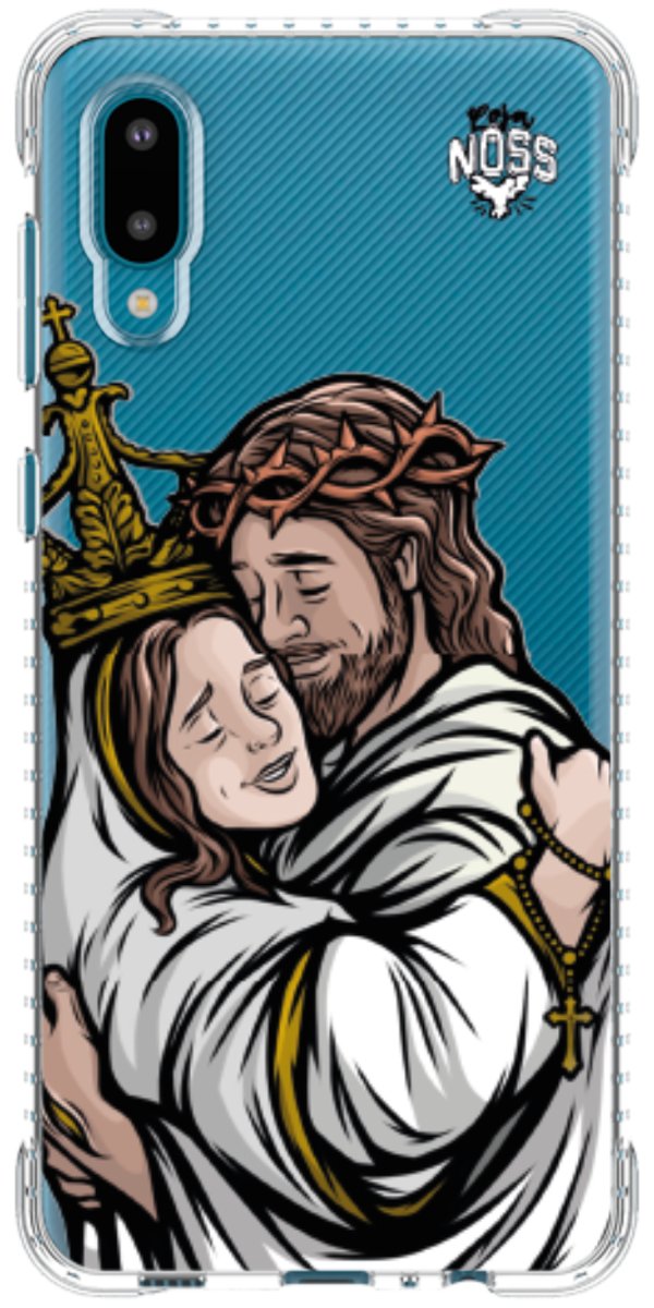 Capinha Para Celular Tudo com Jesus Nada sem Maria