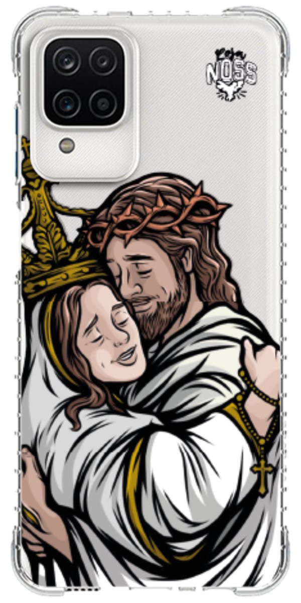 Capinha Para Celular Tudo com Jesus Nada sem Maria