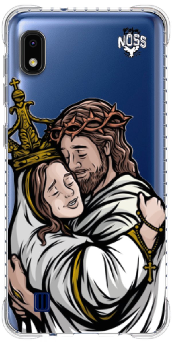 Capinha Para Celular Tudo com Jesus Nada sem Maria