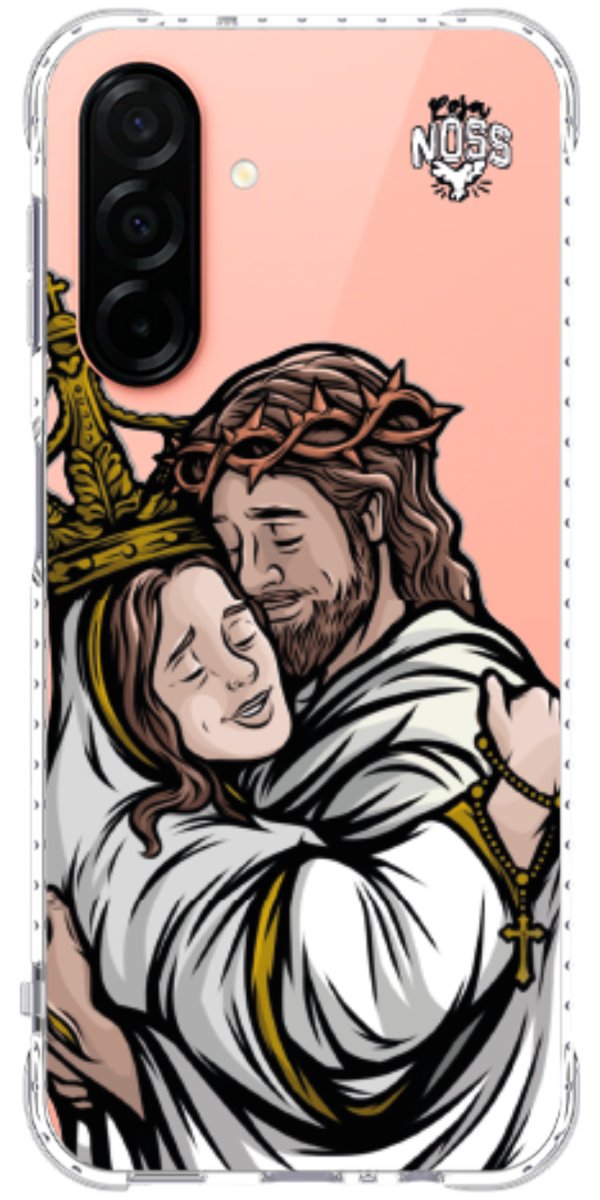 Capinha Para Celular Tudo com Jesus Nada sem Maria