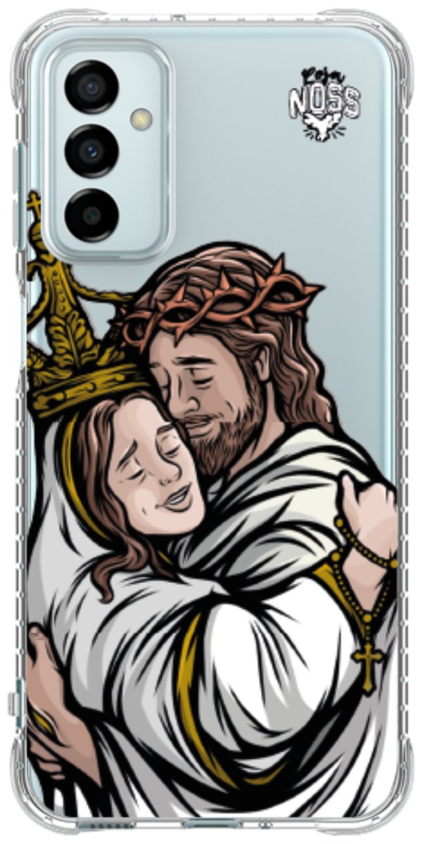 Capinha Para Celular Tudo com Jesus Nada sem Maria