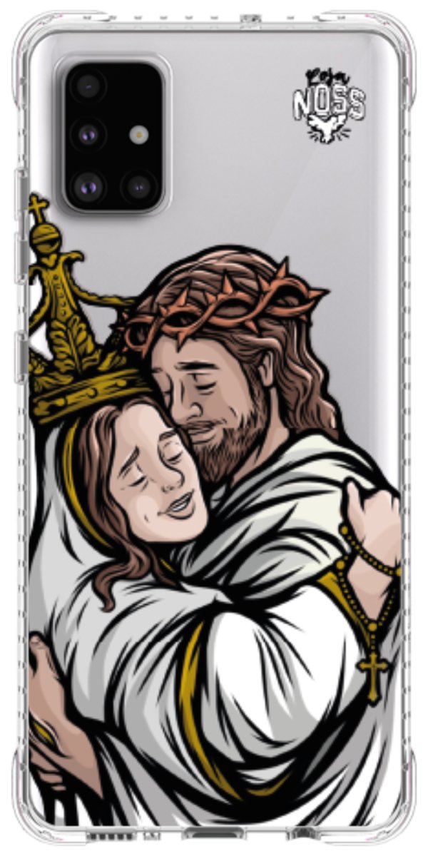 Capinha Para Celular Tudo com Jesus Nada sem Maria