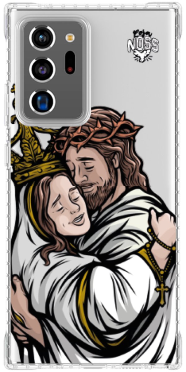 Capinha Para Celular Tudo com Jesus Nada sem Maria