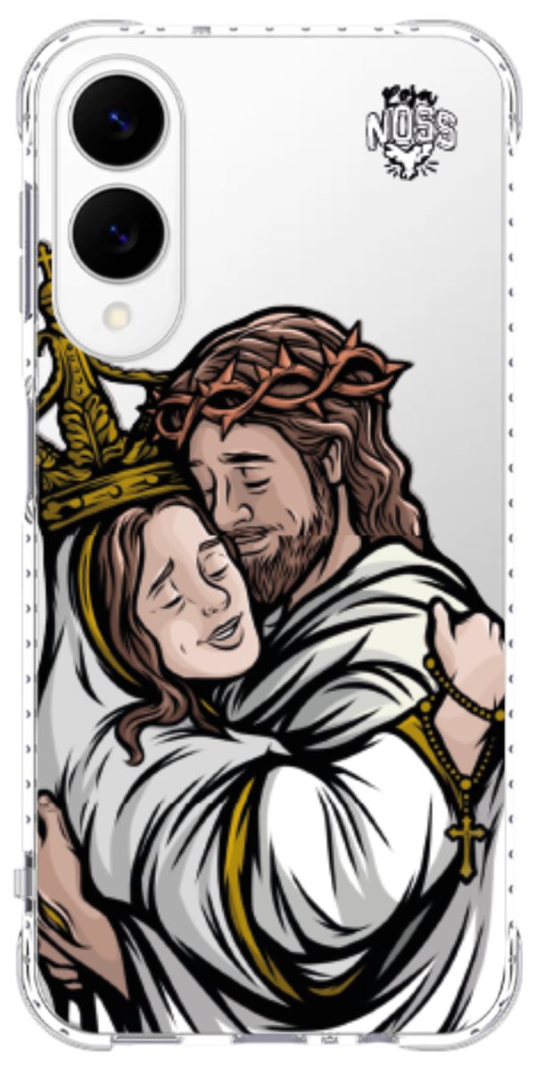 Capinha Para Celular Tudo com Jesus Nada sem Maria