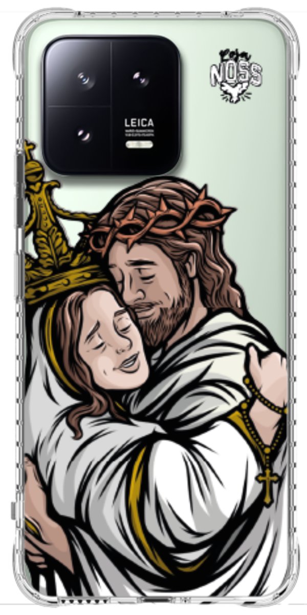 Capinha Para Celular Tudo com Jesus Nada sem Maria