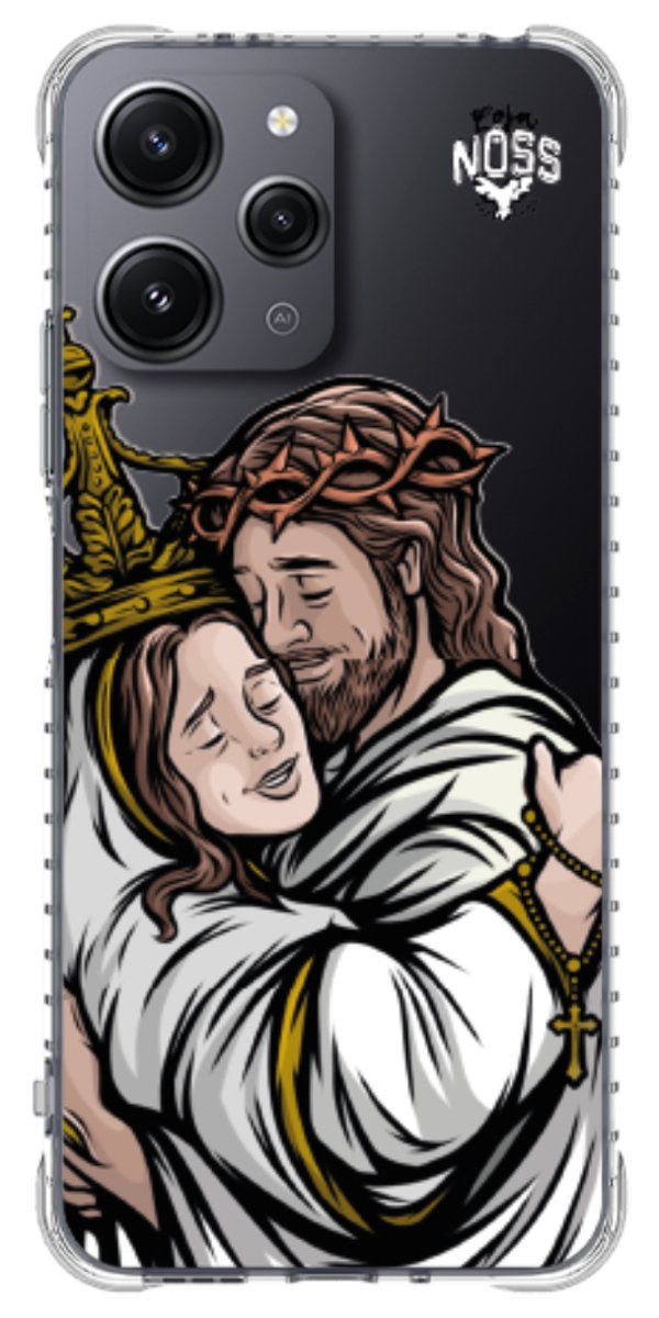 Capinha Para Celular Tudo com Jesus Nada sem Maria