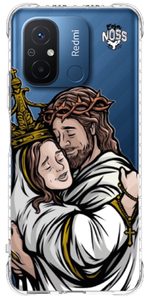 Capinha Para Celular Tudo com Jesus Nada sem Maria