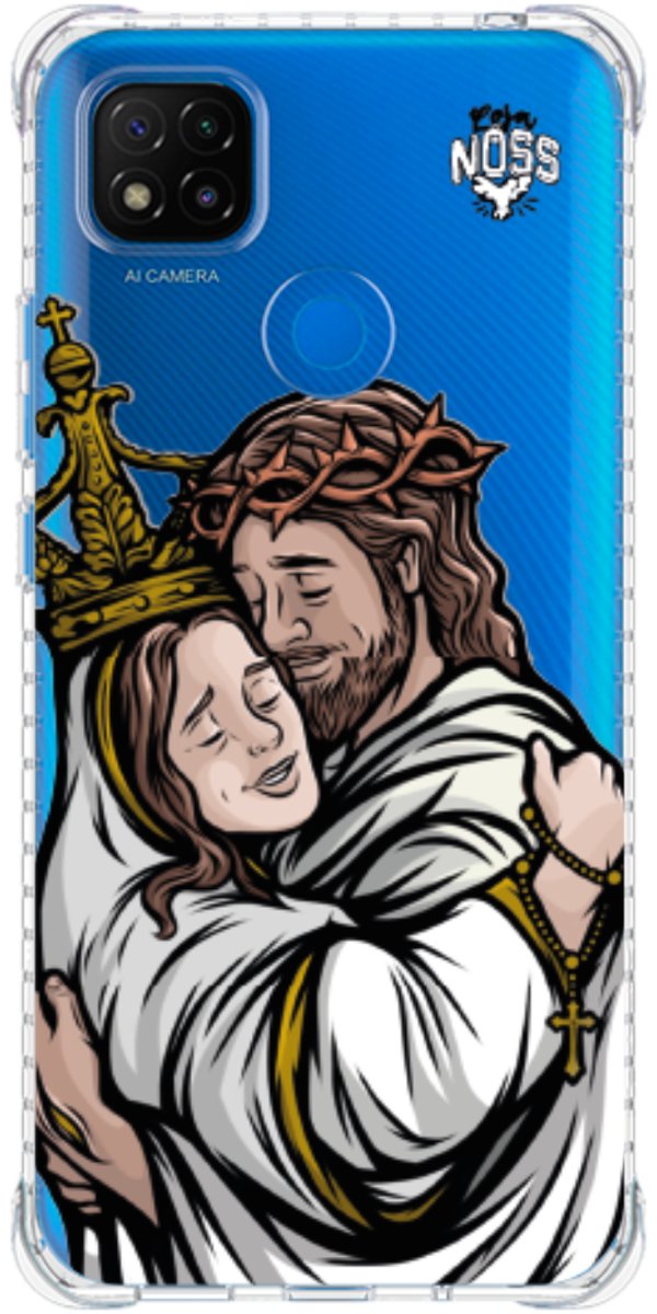 Capinha Para Celular Tudo com Jesus Nada sem Maria